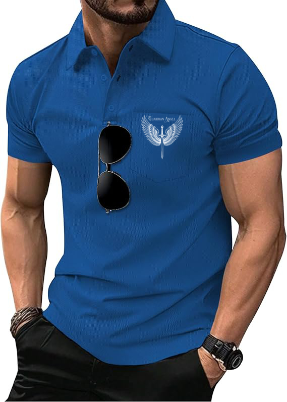 Guardian Angel Blue Polo